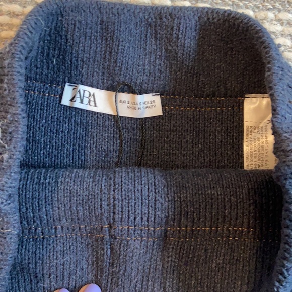 Dark navy Zara skirt - Picture 3 of 3